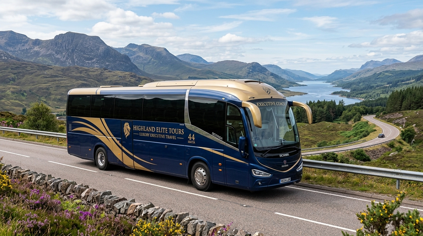 44-Seater Executive Coach Bus