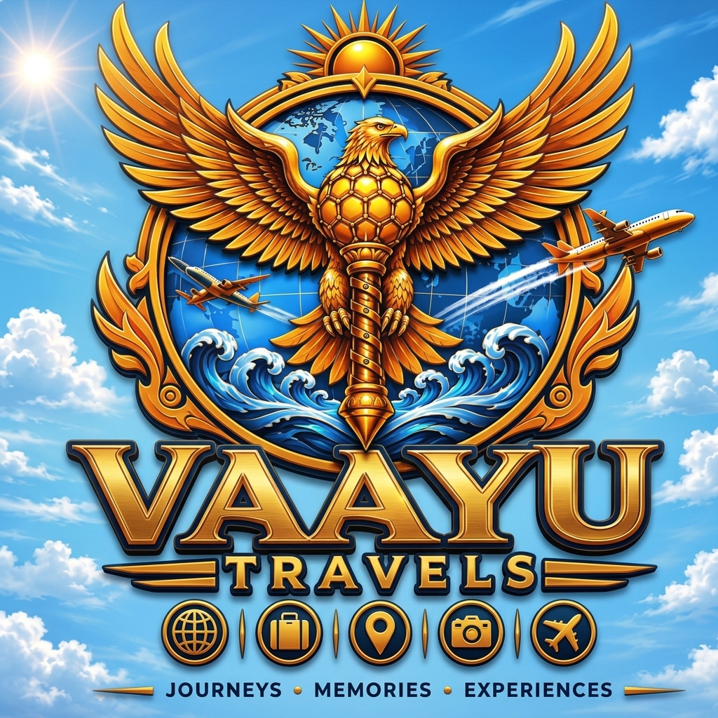 VAAYU TRAVELS Official Emblem Logo